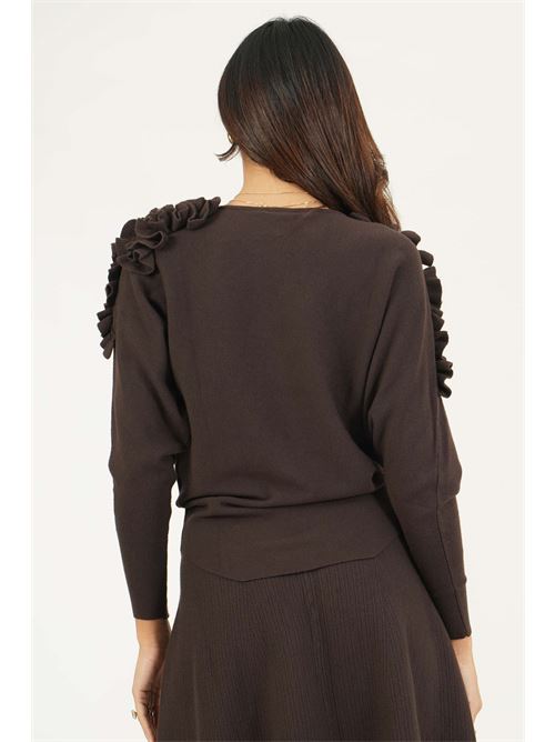 Maglia in viscosa elastica GM by Gai Mattiolo | GM4315MORO/CAMMELLO